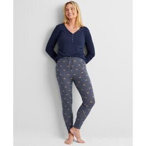 State of Day Printed Jogger Pajama Pants, Navy, Size XXL 0135